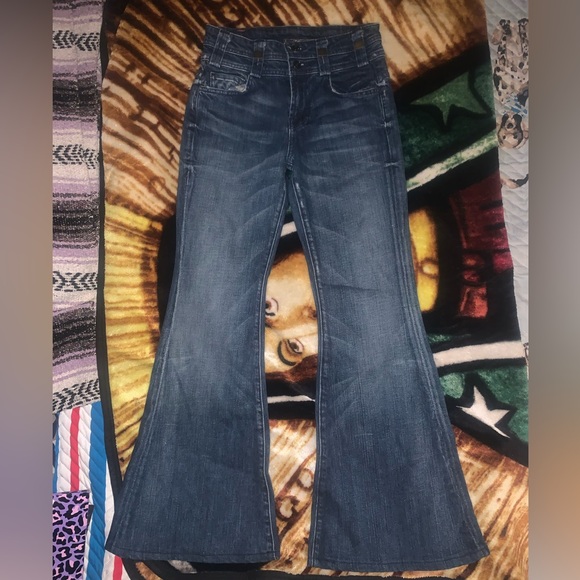 7 For All Mankind Y2K Flare Kim K Jeans - Picture 1 of 13